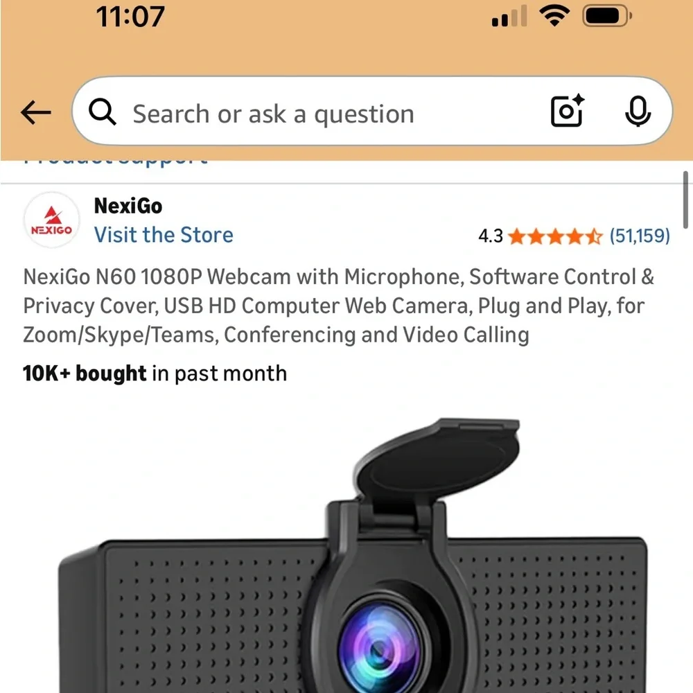 Black Webcam